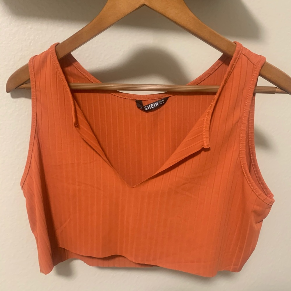 Orange Crop Top